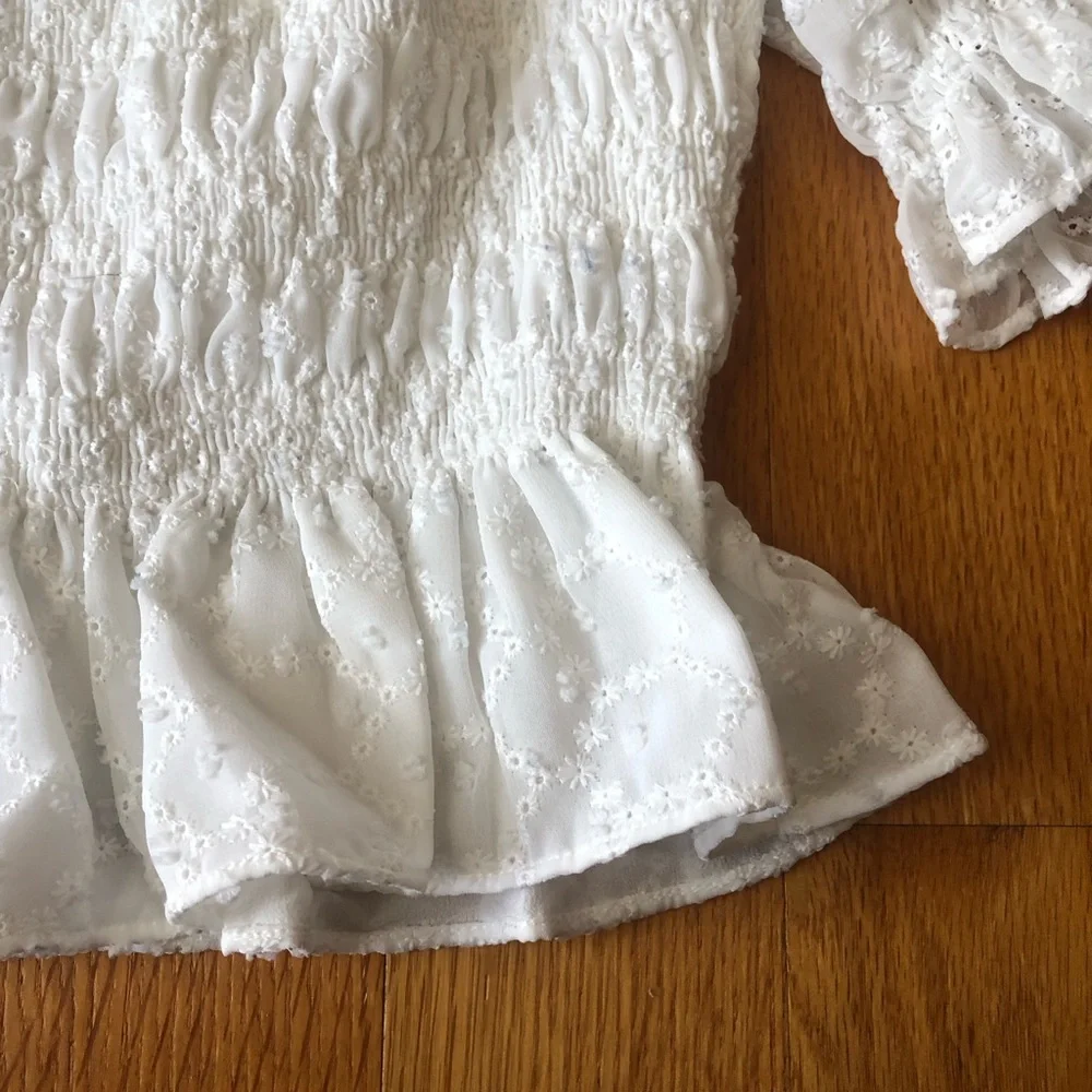English Factory puff sleeve blouse - Picture 8 of 9